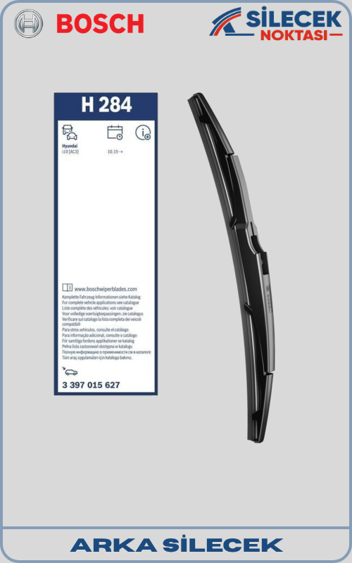 HYUNDAİ İ10 (2020-2024) ARKA SİLECEK BOSCH REAR H284 (280 mm)