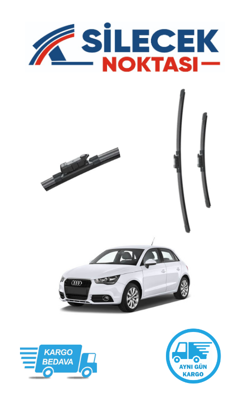 Audi A1  (2010-2018) Ön Silecek Takımı Bosch Araca Özel Aerotwin A555S