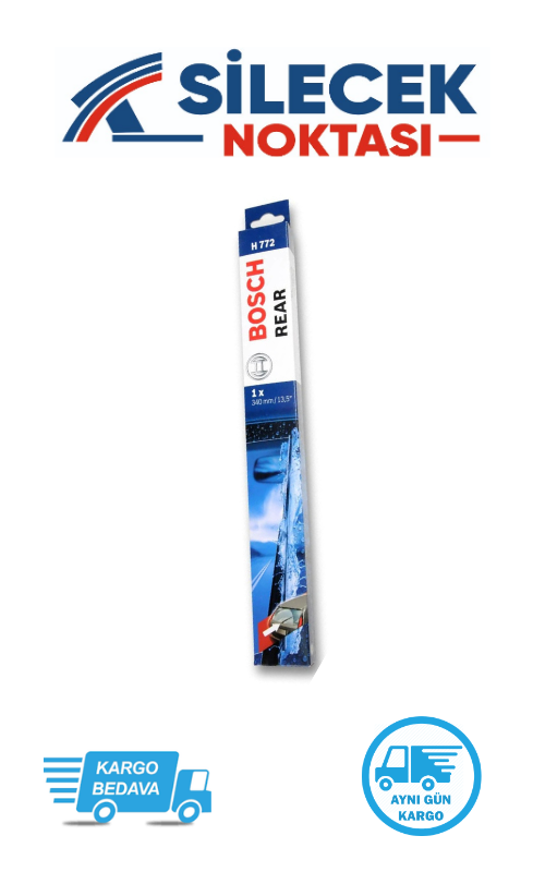 Audi A3 (2003-2004) Arka Silecek Bosch H772 (340mm)