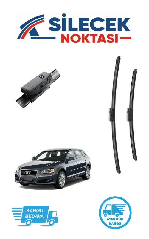 Audi A3 (2005-2012) Ön Silecek Takımı Bosch Araca Özel Aerotwin AM462S