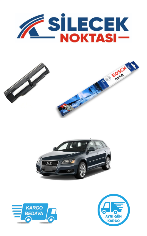 Audi A3 (2005-2012) Arka Silecek Bosch H772 (340mm)
