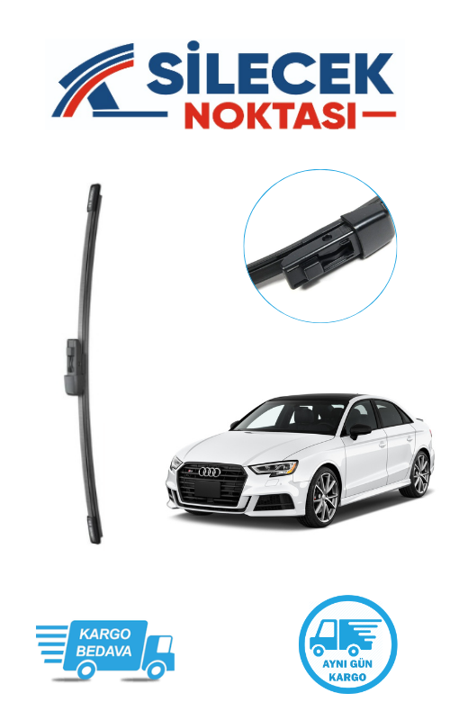 Audi A3 (2013-2020) Arka Silecek Bosch A331H (300mm)