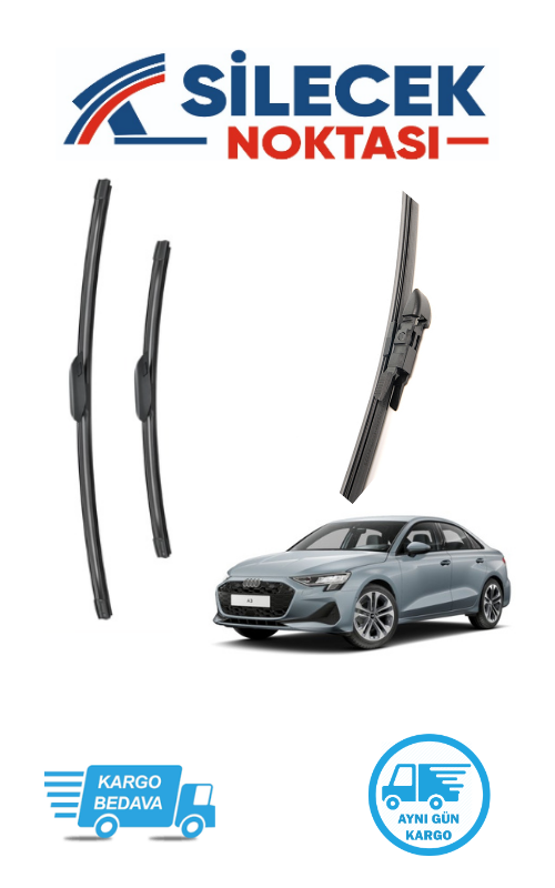 Audi A3 (2021-2025) Ön & Arka Takım Silecek Bosch Aerotwin Plus X