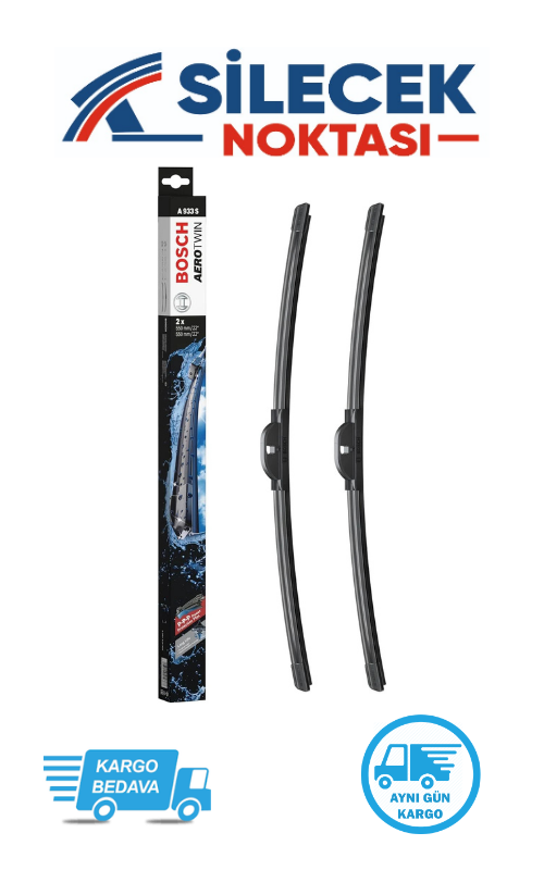 Audi A4 (2004-2008) Ön Silecek Takımı Bosch Araca Özel Aerotwin A933S