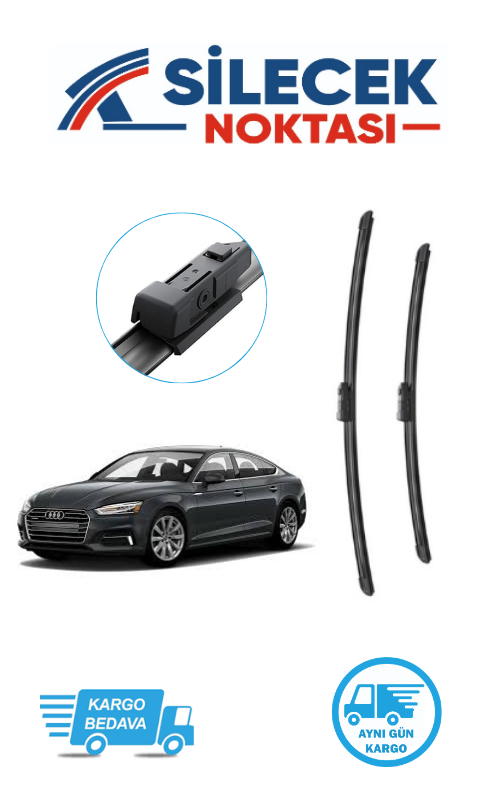 Audi A5 (2009-2024) Ön Silecek Takımı Bosch Araca Özel Aerotwin A297S