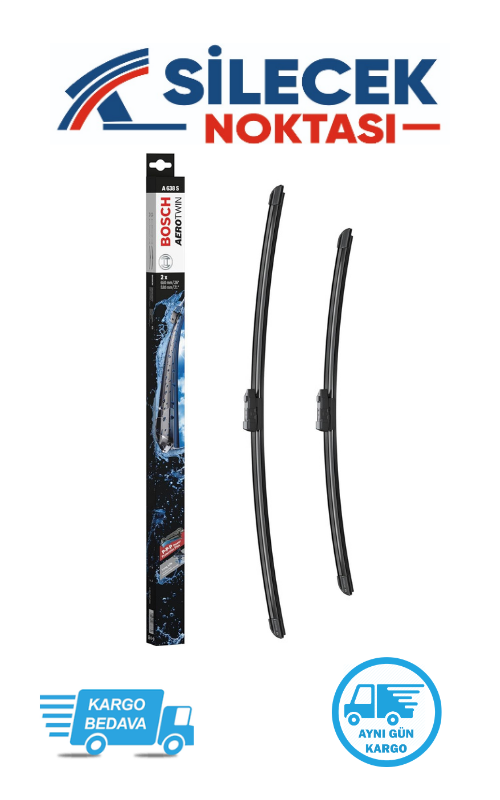 Audi A6 (2011-2018) Ön Silecek Takımı Bosch Araca Özel Aerotwin A638S