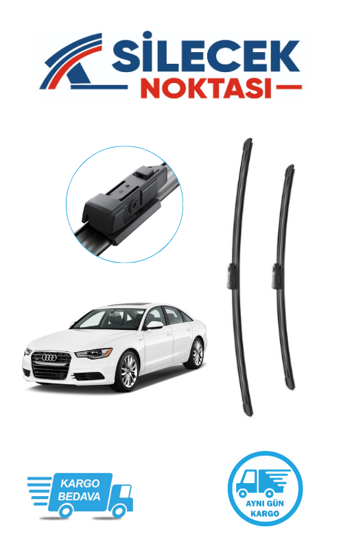 Audi A6 (2011-2018) Ön Silecek Takımı Bosch Araca Özel Aerotwin A638S