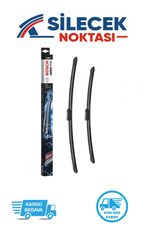 Audi A6 (2019-2025) Ön Silecek Takımı Bosch Araca Özel Aerotwin A297S