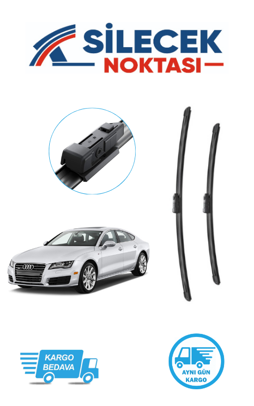 Audi A7 (2011-2017) Ön Silecek Takımı Bosch Araca Özel Aerotwin A862S