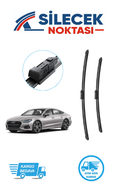 Audi A7 (2018-2024) Ön Silecek Takımı Bosch Araca Özel Aerotwin A164S