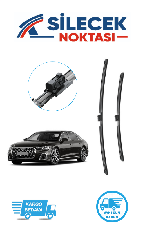 Audi A8 (2018-2024) Ön Silecek Takımı Bosch Araca Özel Aerotwin A727S