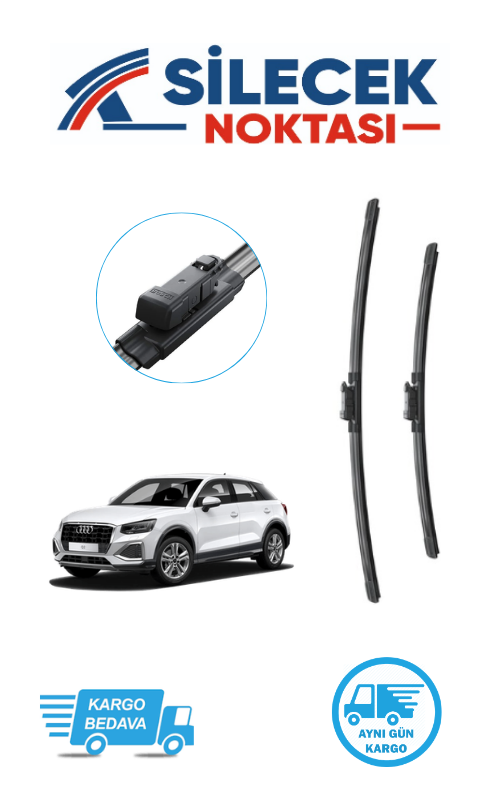 Audi Q2 (2017-2024) Ön Silecek Takımı Bosch Araca Özel Aerotwin A620