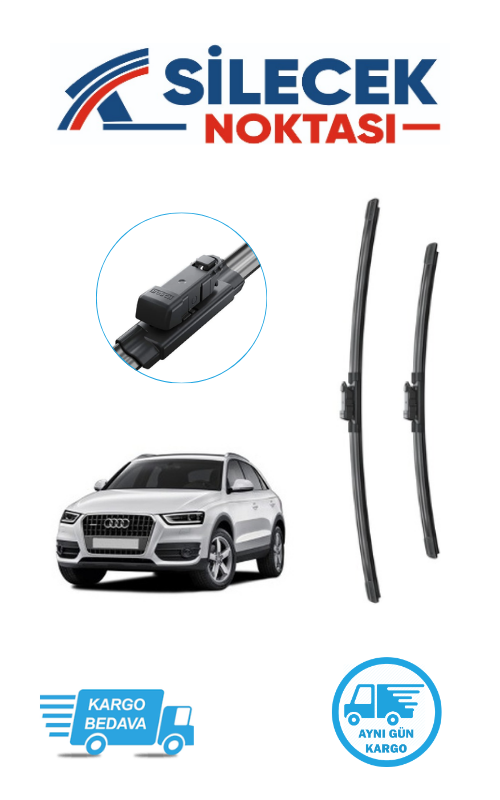 Audi Q3 (2011-2017) Ön Silecek Takımı Bosch Araca Özel Aerotwin A297S