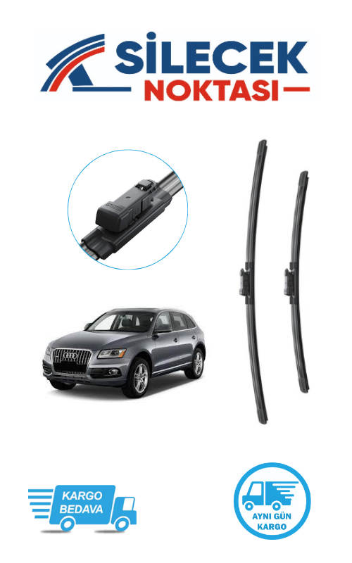 Audi Q5 (2008-2024) Ön Silecek Takımı Bosch Araca Özel Aerotwin A297