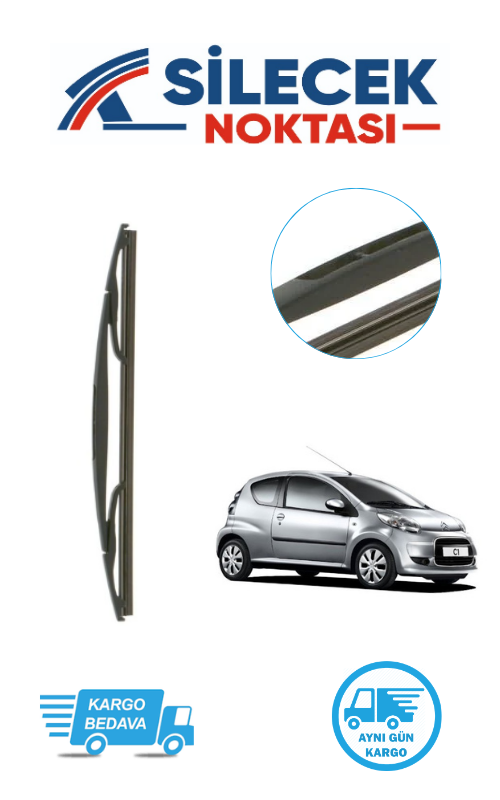Citroen C1 (2005-2013) Arka Silecek Bosch H300 (300mm)