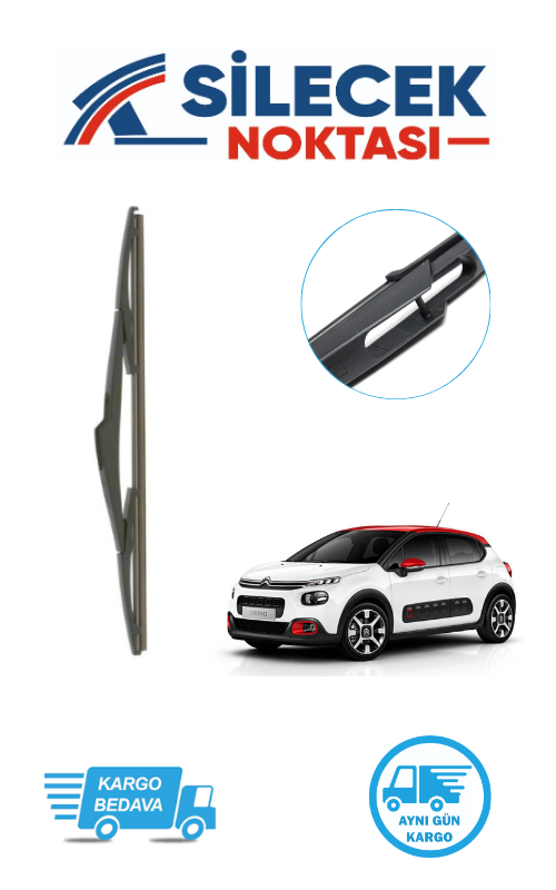 Citroen C3 (2017-2024) Arka Silecek Bosch H840 (290mm)