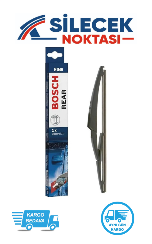 Citroen C3 Picasso Arka Silecek Bosch H840 (290mm)