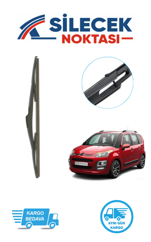 Citroen C3 Picasso Arka Silecek Bosch H840 (290mm)