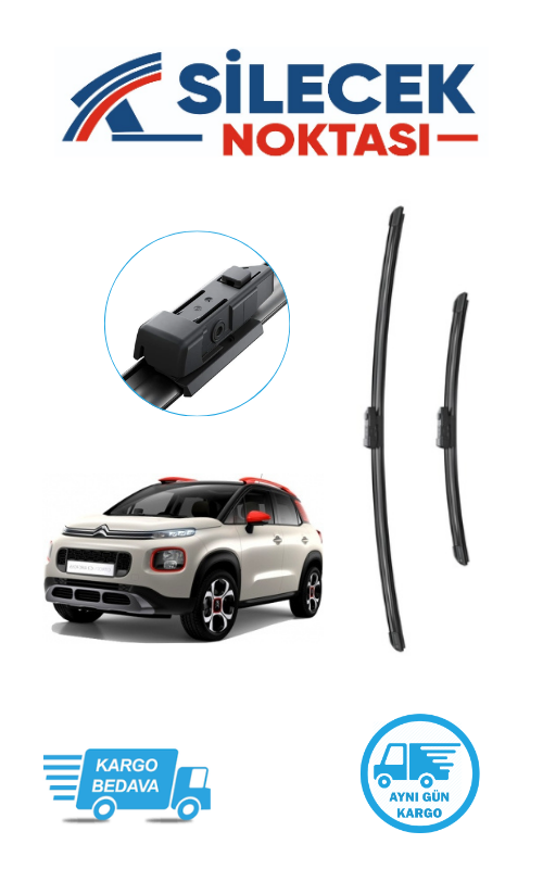 Citroen C3 Aircross Ön Silecek Takımı Bosch Araca Özel Aerotwin A945S