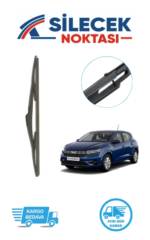Dacia Sandero (2021-2025) Arka Silecek Bosch H840 (290mm)