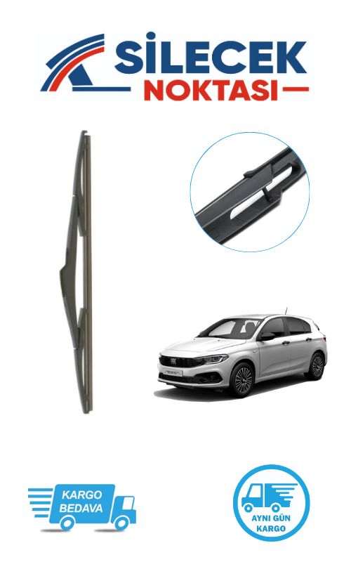 Fiat Egea HB (2015-2025) Arka Silecek Bosch H240 (240mm)