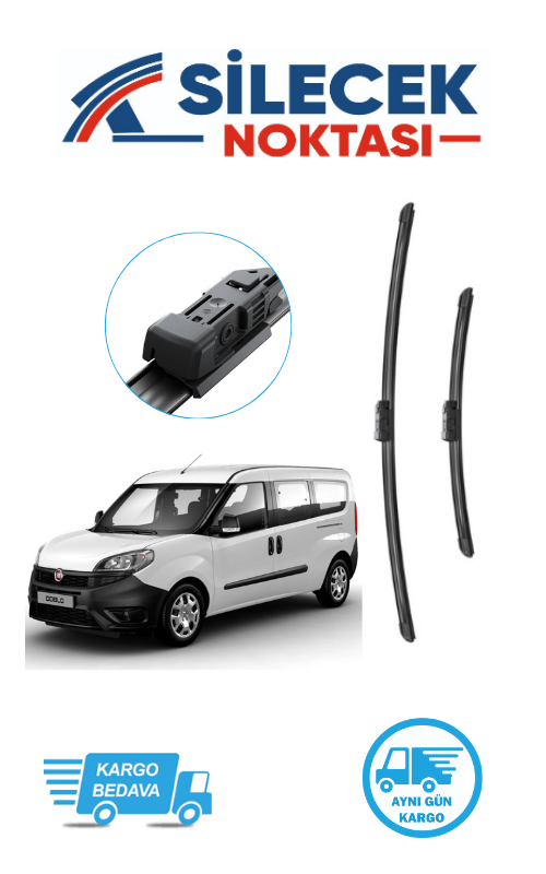 Fiat Doblo (2013-2022) Ön Silecek Takımı Bosch Araca Özel Aerotwin A295