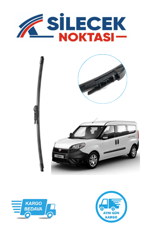 Fiat Doblo (2013-2022) Arka Silecek Bosch A381H (380mm)