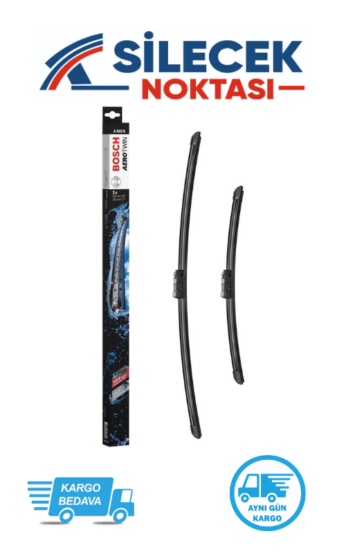 Fiat Doblo (2023-2025) Ön Silecek Takımı Bosch Araca Özel Aerotwin A543S