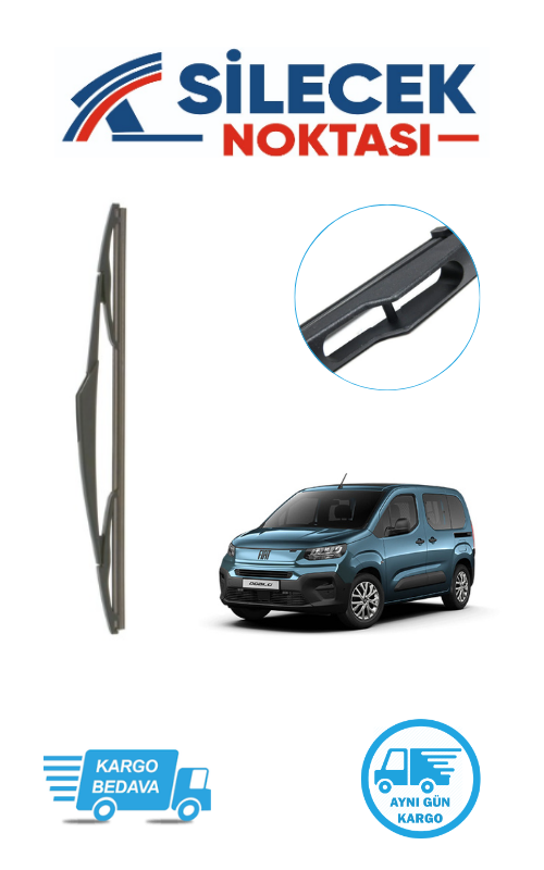 Fiat Doblo (2023-2025) Arka Silecek Bosch H353 (350mm)