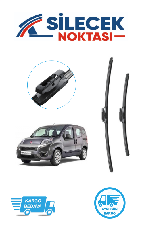 Fiat Fiorino (2008-2024) Ön Silecek Takımı Bosch Araca Özel Aerotwin A426S