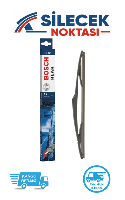 Fiat Fiorino (2008-2024) Arka Silecek Takımı Bosch H371 (370mm)