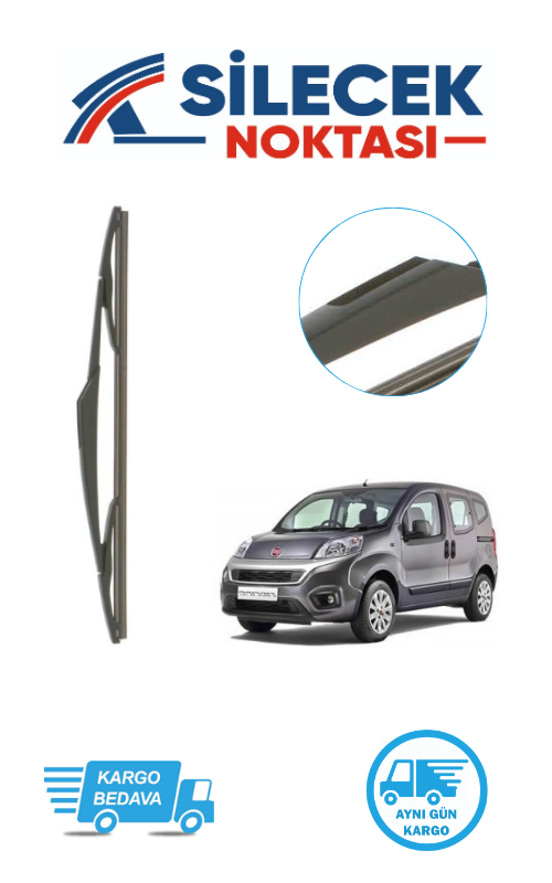 Fiat Fiorino (2008-2024) Arka Silecek Takımı Bosch H371 (370mm)