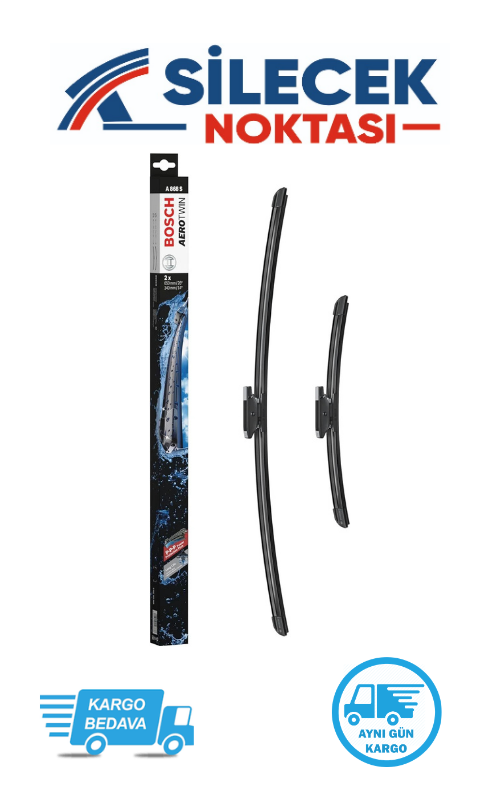 Renault Clio4 (2012-2019) Ön Silecek Takımı Bosch Araca Özel Aerotwin A868S