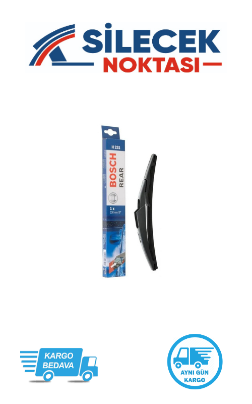 Renault Clio5 (2020-2025) Arka Silecek Bosch H231 (230mm)