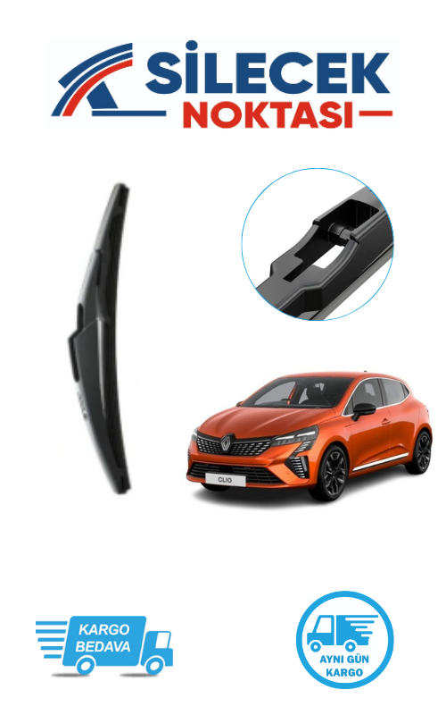 Renault Clio5 (2020-2025) Arka Silecek Bosch H231 (230mm)