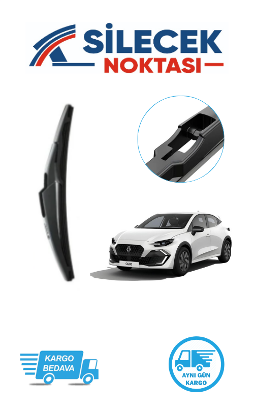 Renault Clio6 (2026-2027) Arka Silecek Bosch H231 (230mm)