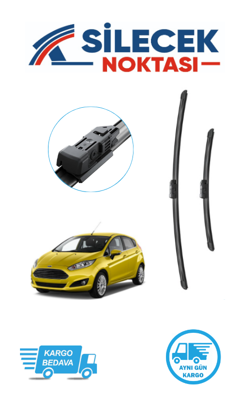 Ford Fiesta (2013-2017) Ön Silecek Takımı Bosch Araca Özel Aerotwin A414S