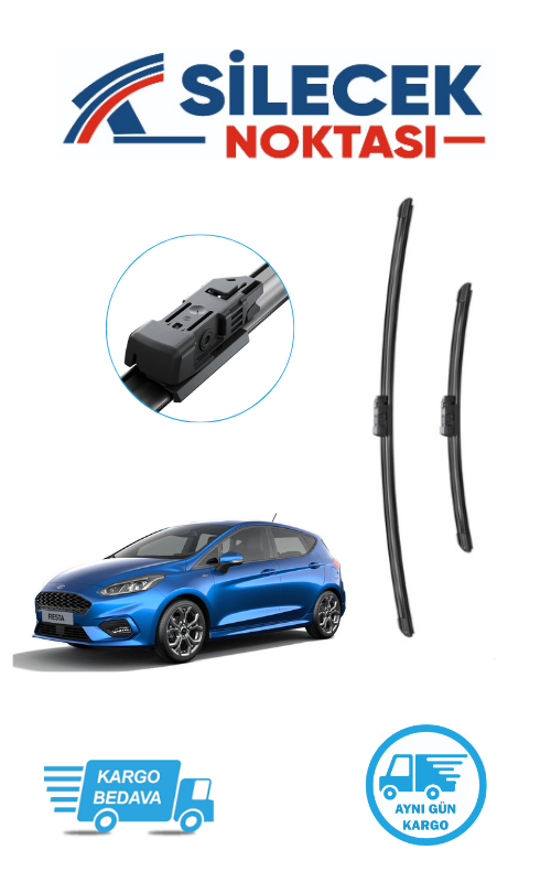 Ford Fiesta (2018-2023) Ön Silecek Takımı Bosch Araca Özel Aerotwin A404S