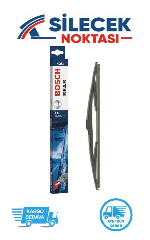 Ford Focus2 (2004-2011) Arka Silecek Bosch H351 (350mm)