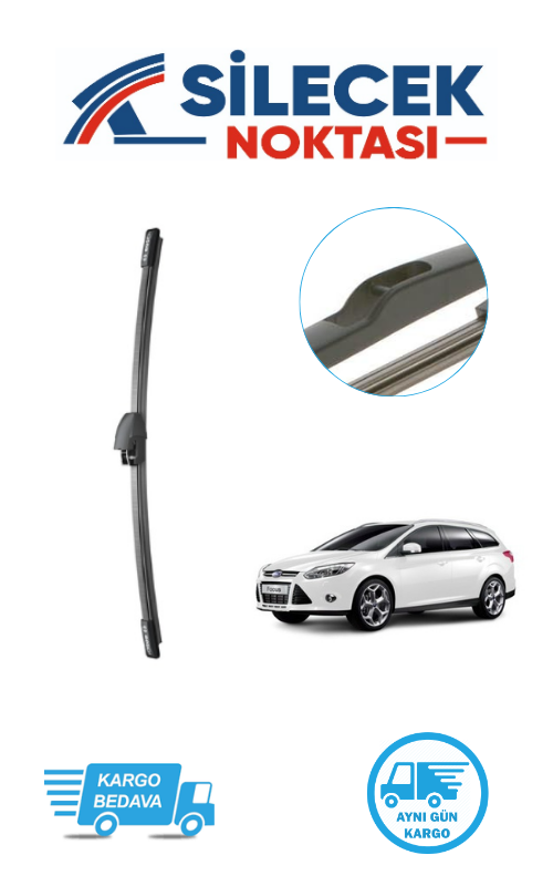 Ford Focus3 (2012-2018) Arka Silecek Bosch H304 (300mm)