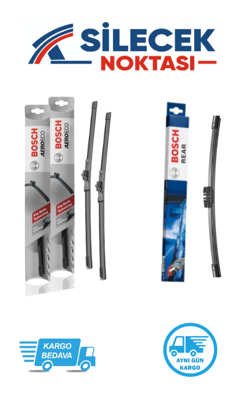 Ford Focus3 (2012-2018) Ön & Arka Takım Silecek Aeroeco