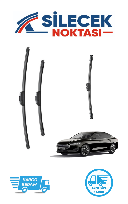 Ford Focus4 (2019-2025) Ön & Arka Takım Silecek Aerotwin