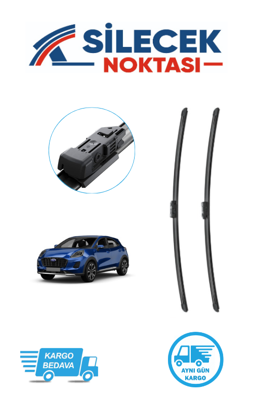 Ford Puma (2024-2026) Ön Silecek Takımı Bosch Araca Özel Aerotwin A404S
