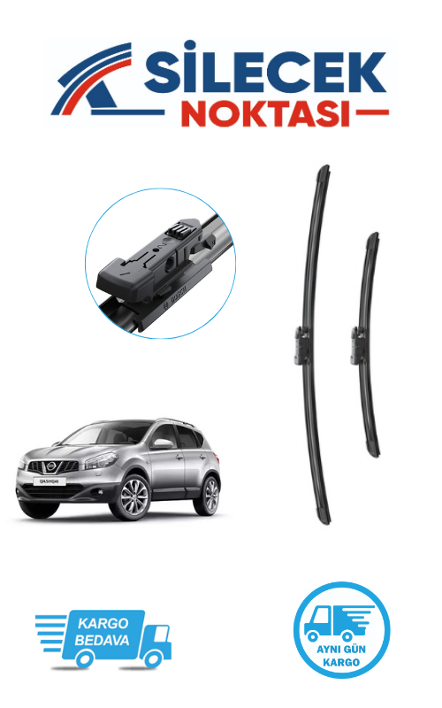 Nissan Qashqai (2007-2013) Ön Silecek Takımı Bosch Araca Özel Aerotwin A292S