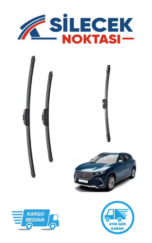 Togg T10X (2023-2025) Ön & Arka Takım Silecek Aerotwin Plus