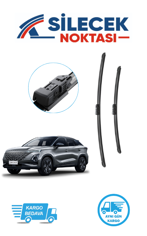 Chery Omoda 5 (2023-2025) Ön Silecek Takımı Araca Özel Aerotwin A536S