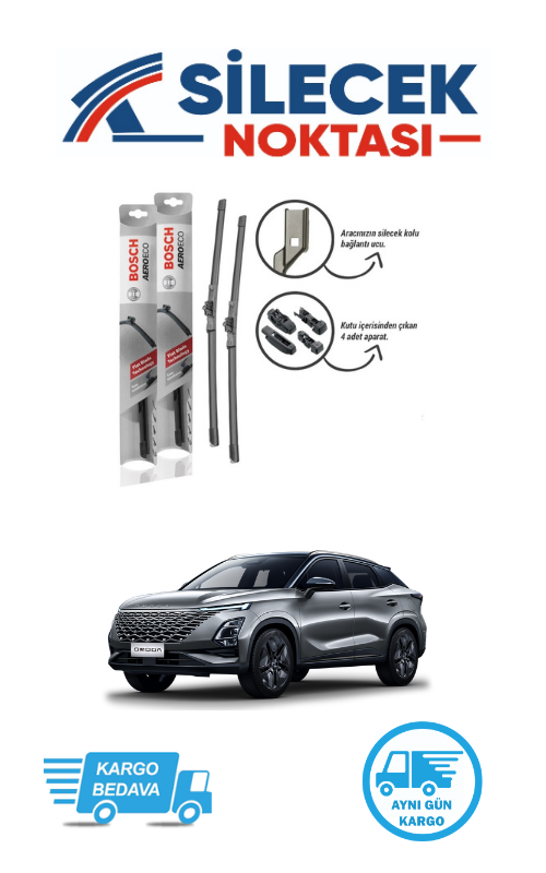 Chery Omoda 5 (2023-2025) Ön Silecek Takımı Bosch Aeroeco (650-450mm)