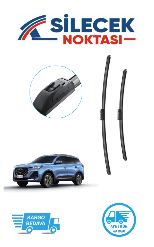 Chery Tiggo 7 Pro (2023-2026) Ön Silecek Takımı Araca Özel Aerotwin AR552S