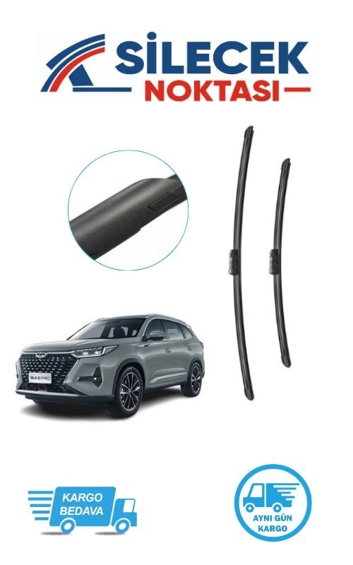 Chery Tiggo 8 Pro (2023-2025) Ön Silecek Takımı Araca Özel Aerotwin A025S