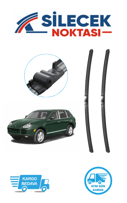Porsche Cayenne (2003-2006) Ön Silecek Takımı Araca Özel Aerotwin A942S